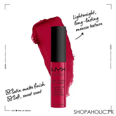 nyx soft matte lip cream, 10 monte carlo image4