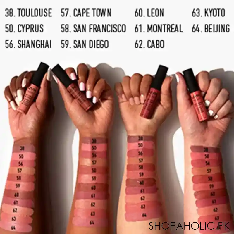 nyx soft matte lip cream image5