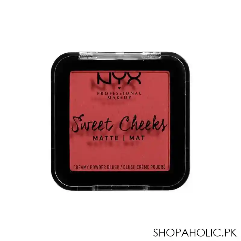 nyx sweet cheeks creamy powder matte blush, citrine rose image2