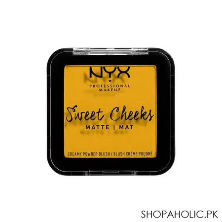 nyx sweet cheeks creamy powder matte blush, silence is golden image2