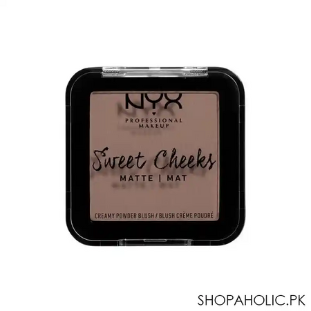 nyx sweet cheeks creamy powder matte blush, so taupe image2