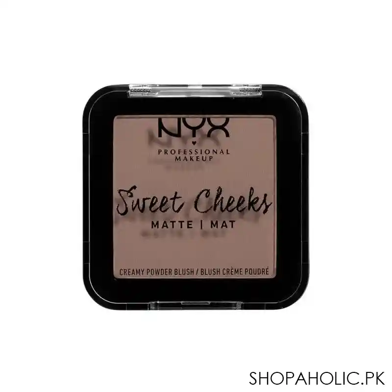 nyx sweet cheeks creamy powder matte blush, so taupe image2