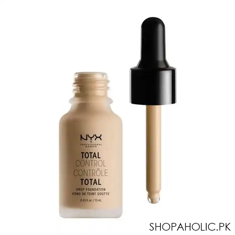 nyx total control drop foundation, nude image2