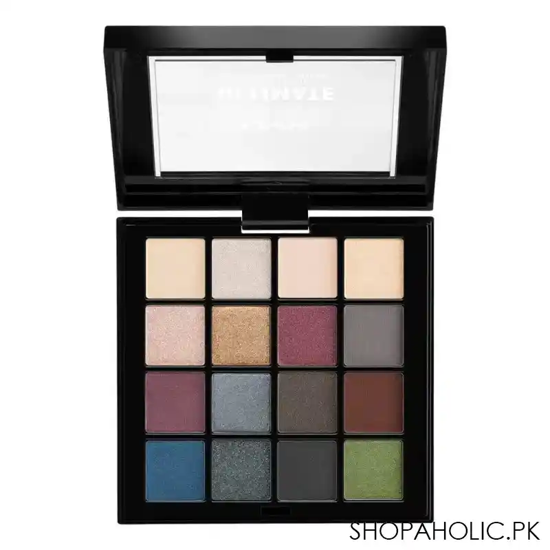 nyx ultimate eyeshadow palette, smokey & highlight main image