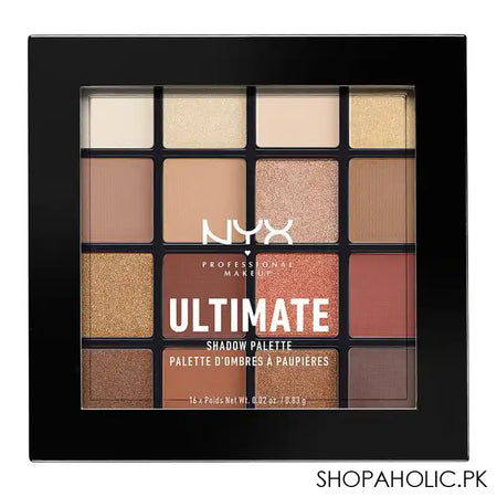 NYX Ultimate Eyeshadow Palette, USP03, Warm Neutrals - Image 3