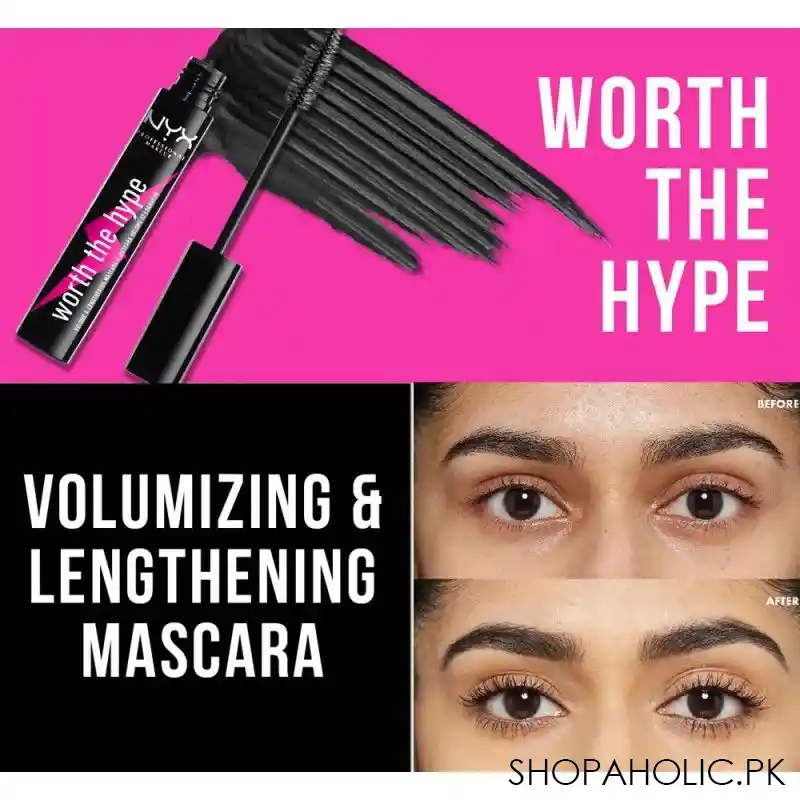 nyx worth the hype mascara, black image5