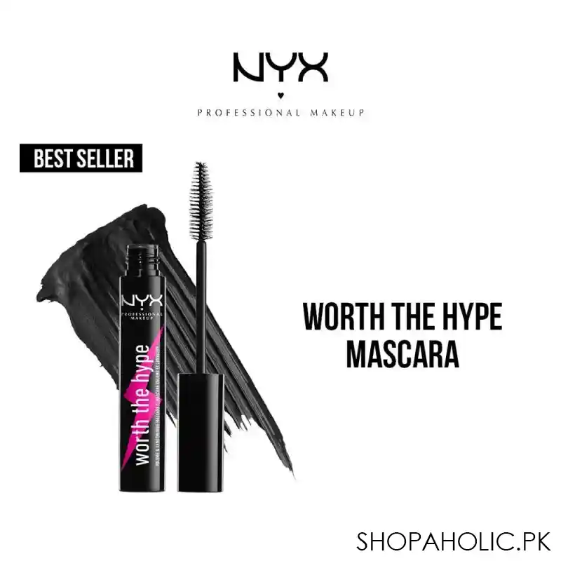 nyx worth the hype mascara, black main image