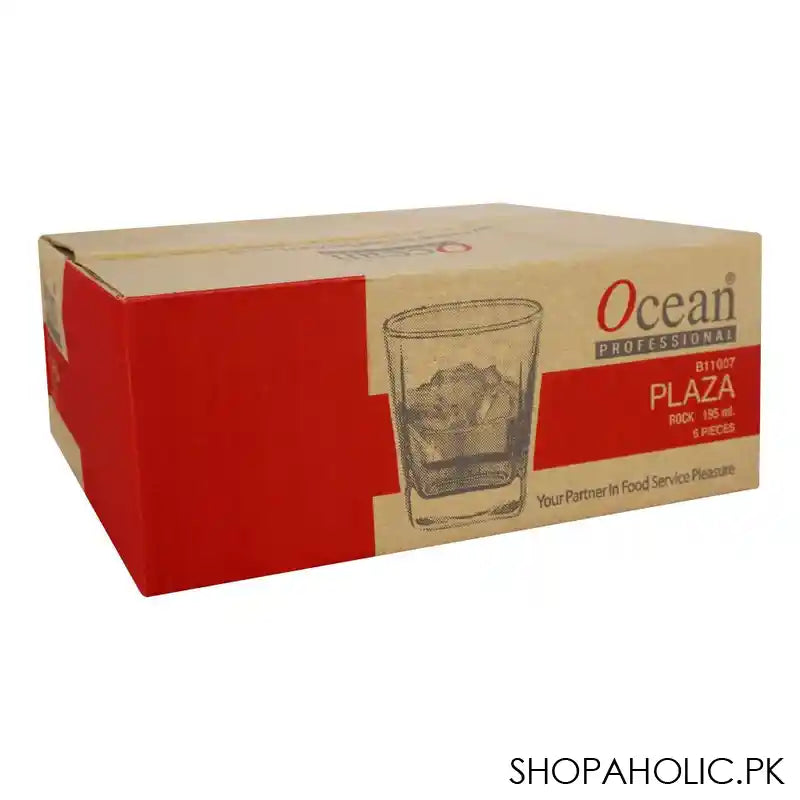 Ocean Plaza Glass, 195ml, 6-Pack, B11007 - Image 2