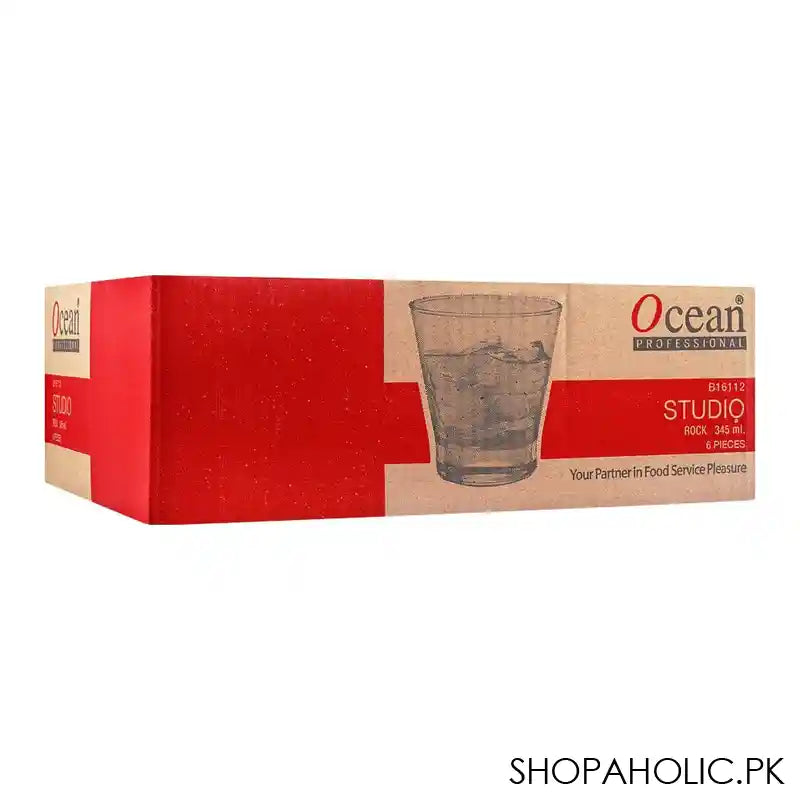 Ocean Studio Rock Glass Set, 6-Pack, 345ml, B16112 - Image 2