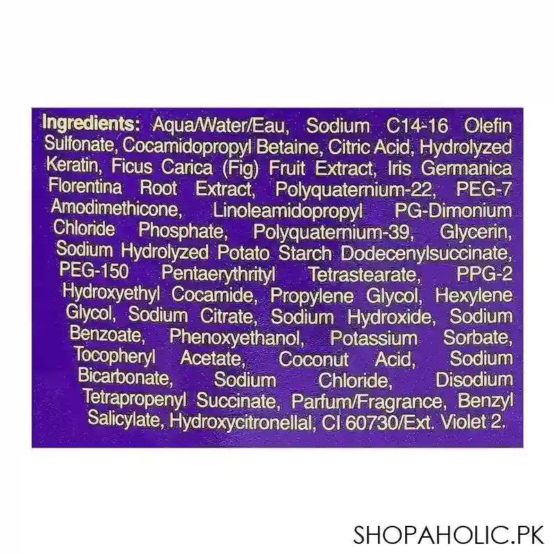 OGX Blonde Enhance + Purple Toning Shampoo, Sulphate Free Surfactants, 385ml - Image 2