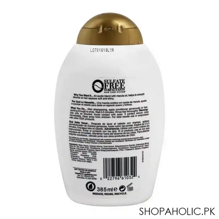 ogx hydrate + marula oil conditioner, sulfate free, 385ml image2