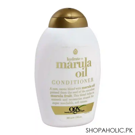 ogx hydrate + marula oil conditioner, sulfate free, 385ml main image