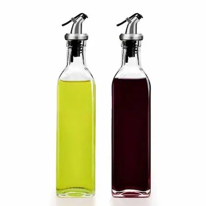 Oil Dispenser Bottle for Kitchen 1 Litre Glass – Clear – 1000 ml image 4