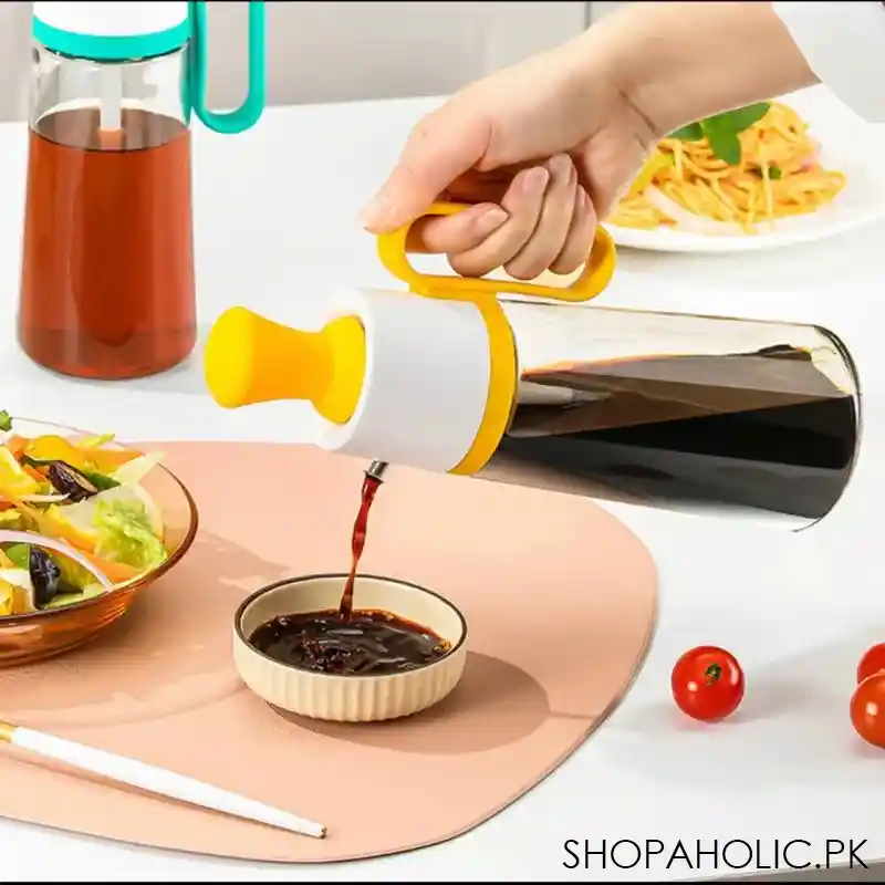 oil dispenser bottle with brush 500ml image2