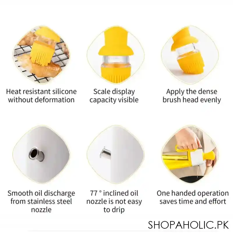 oil dispenser bottle with brush 500ml image5