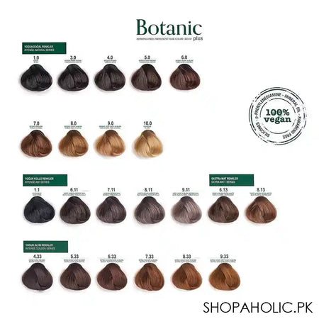 Okay Botanic Hair Color Cream Plus, 60ml, No. 5.35 Light Brown Golden Mahogany - Image 8