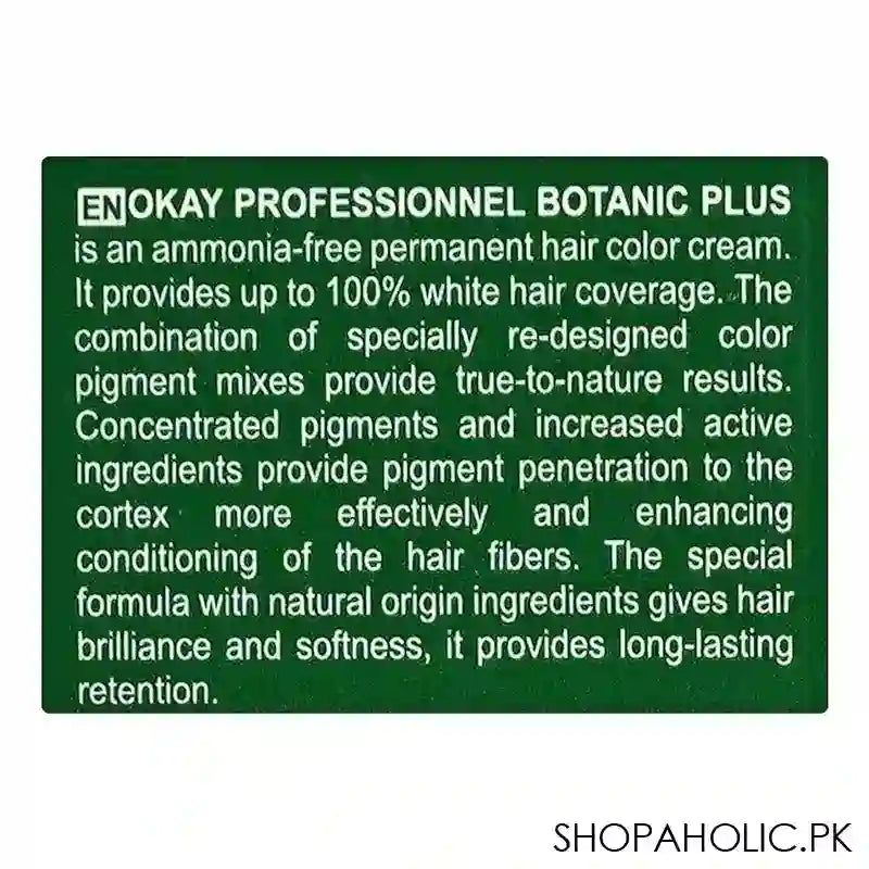 Okay Professionel Botanic Plus Hair Color Cream, BUZ GRI Ice Gray, Parabens Free, 100% Vegan, 60Ml - Image 6