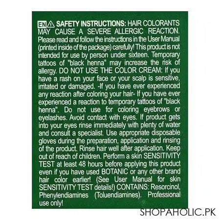 Okay Professionel Botanic Plus Hair Color Cream, BUZ GRI Ice Gray, Parabens Free, 100% Vegan, 60Ml - Image 5