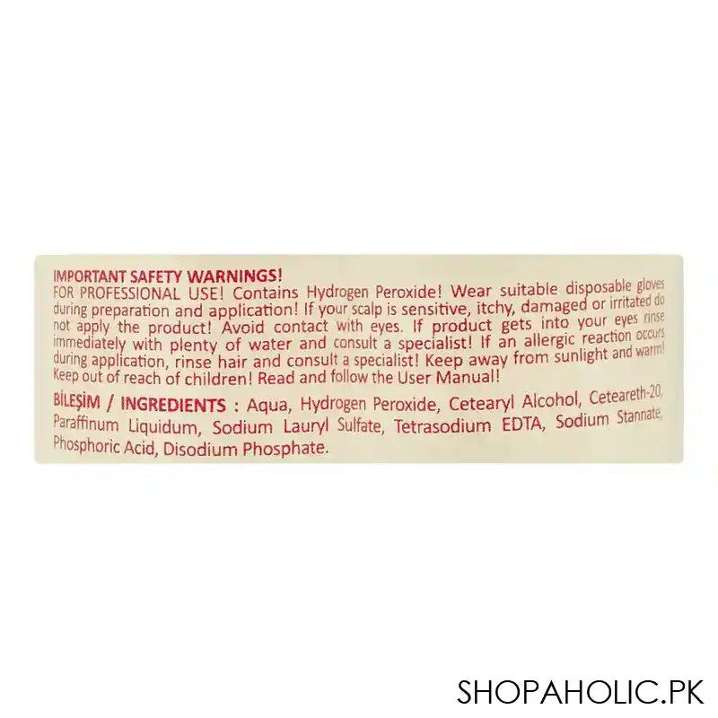 Okay Professionel Exicolor Oxidation Cream, 20 Vol. 6%, Exi Professional, For All Hair Types, 60ml - Image 2