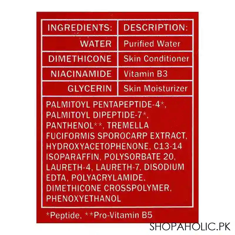 Olay 2xCollagen Peptide 24 MAX Serum With Vitamin B3, Fragrance Free, 40ml - Image 2