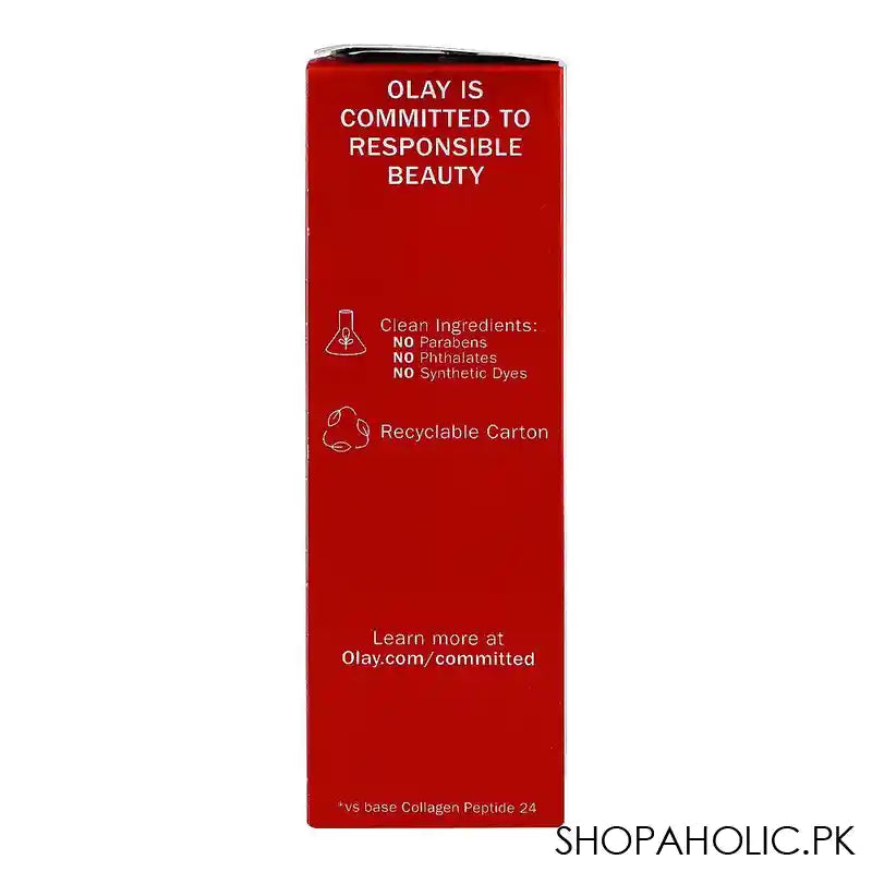 Olay 2xCollagen Peptide 24 MAX Serum With Vitamin B3, Fragrance Free, 40ml - Image 5