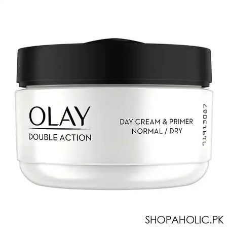 Olay Double Action Day Cream & Primer, Normal/Dry Skin, 50ml - Main Image