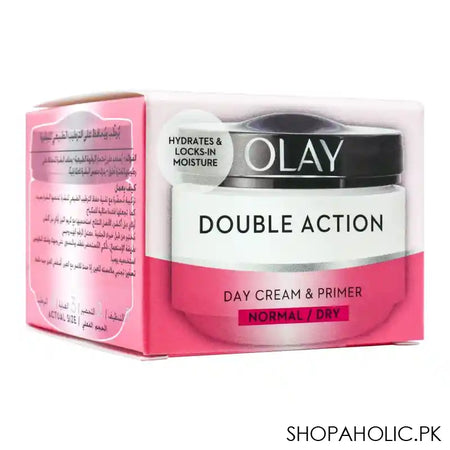 Olay Double Action Day Cream & Primer, Normal/Dry Skin, 50ml - Image 2