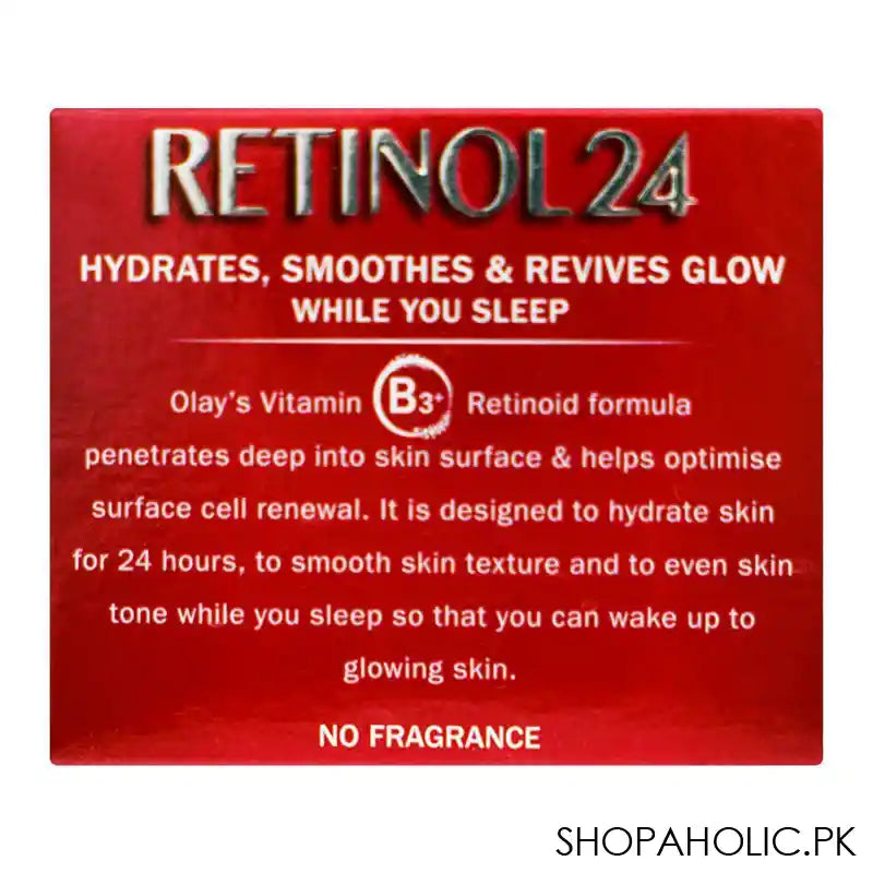 Olay Regenerist Retinol 24 Night Cream, Fragrance-Free, 50ml - Image 2