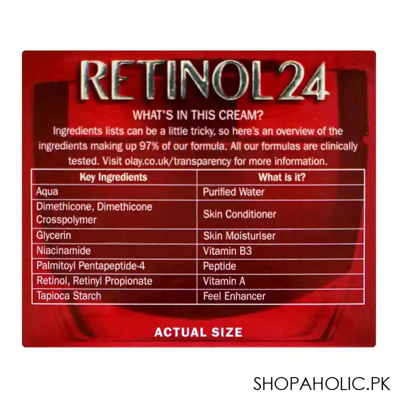 Olay Regenerist Retinol 24 Night Cream, Fragrance-Free, 50ml - Image 4