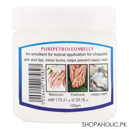 oliv white petroleum jelly local medium, 100g image2