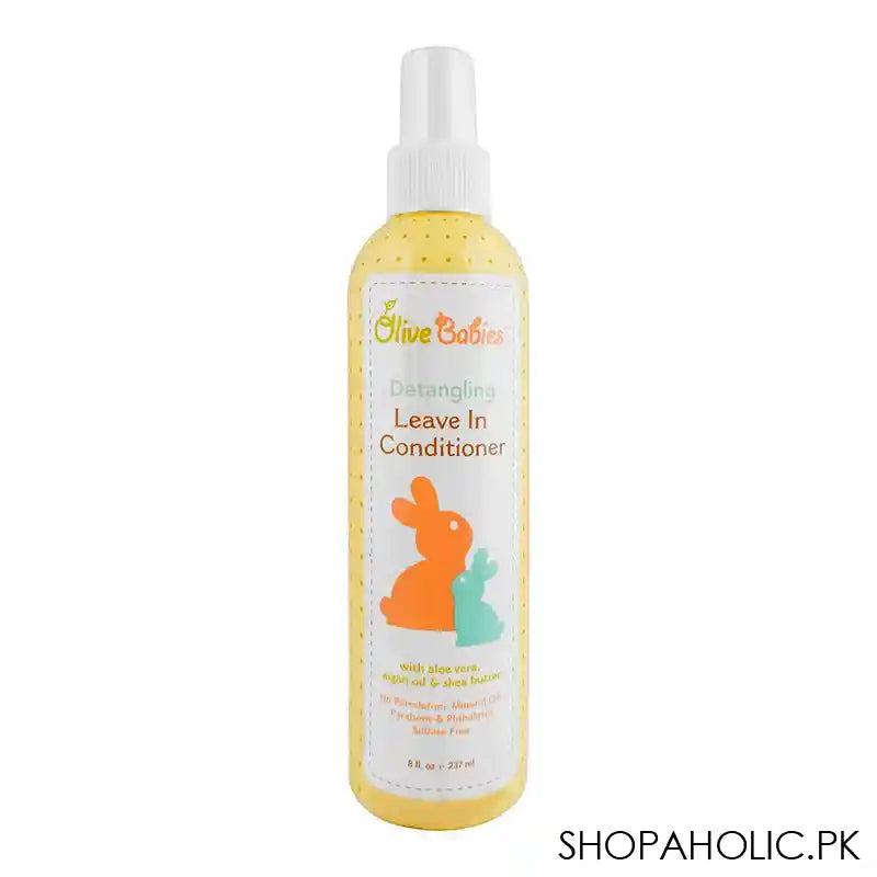Olive Babies Detangling Leave In Conditioner With Aloe Vera, Argan Oil & Shea Butter, Parabens & Sulfates Free, 237ml - Main Image