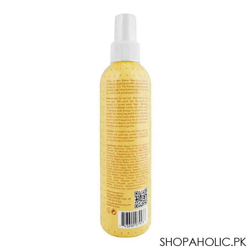 Olive Babies Detangling Leave In Conditioner With Aloe Vera, Argan Oil & Shea Butter, Parabens & Sulfates Free, 237ml - Image 3