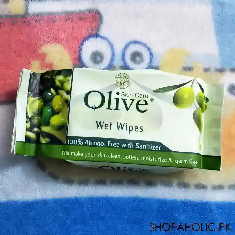 olive wet soft wipes main image