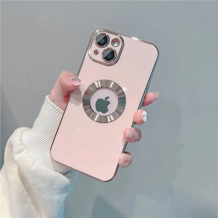 Omorro Luxury Gold Electroplate Plating Frame iPhone Case Cover