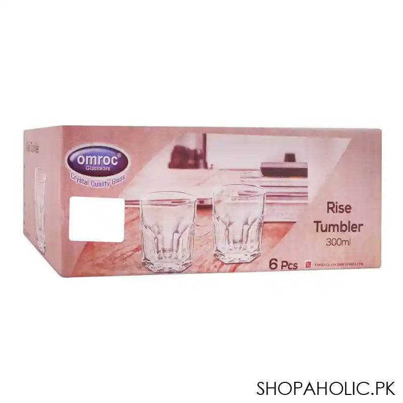 Omroc Rise Tumbler Glass, 300ml - Image 2