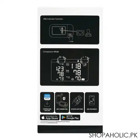omron automatic upper arm blood pressure monitor, m7 image5