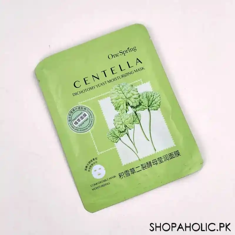 one spring centella dichotomy yeast moisturizing mask main image