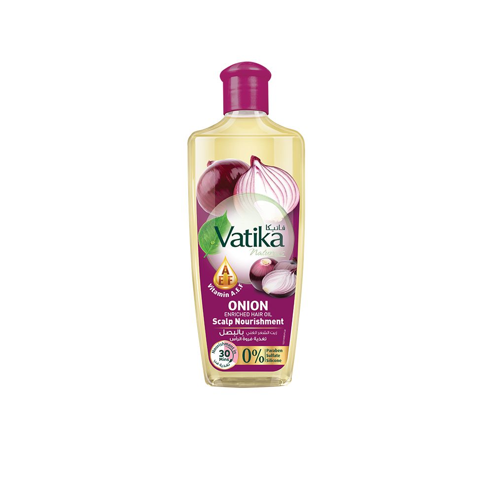 Dabur Vatika Naturals Scalp Nourishment Onion Enriched Hair Oil, 200ml - Main Image