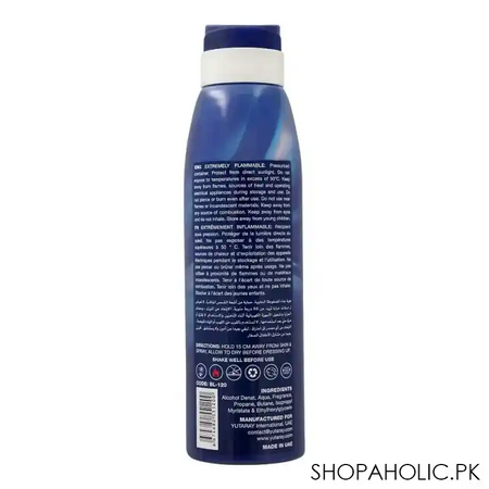 opio blu deodorant body spray, for men, 200ml image2