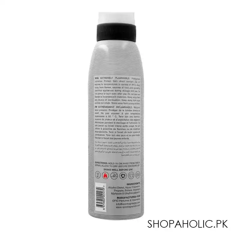 opio champion pour homme deodorant body spray, for men, 200ml image2