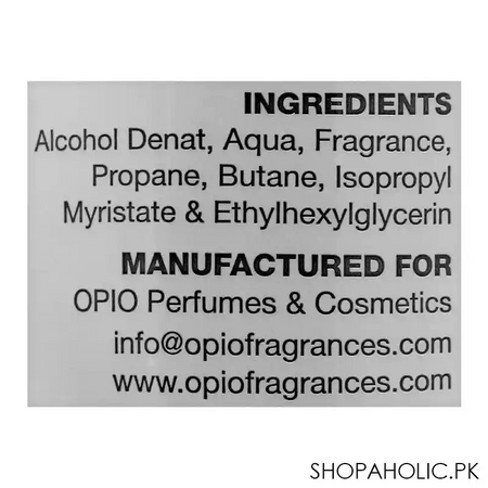 opio champion pour homme deodorant body spray, for men, 200ml image4
