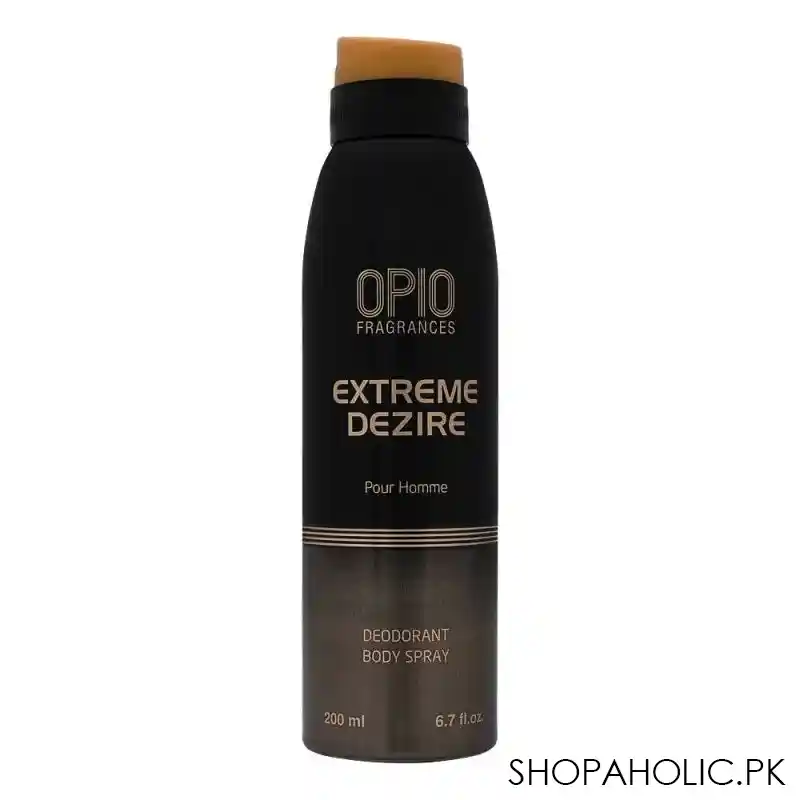 opio extreme dezire pour homme deodorant body spray, for men, 200ml main image