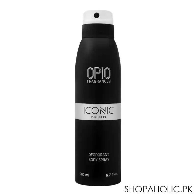 opio iconic pour homme deodorant body spray, for men, 200ml main image