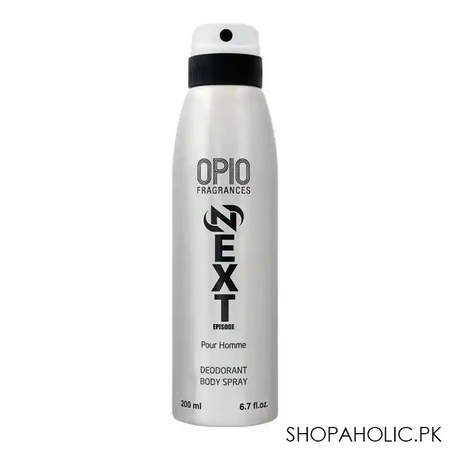 opio next deodorant body spray, for men, 200ml main image
