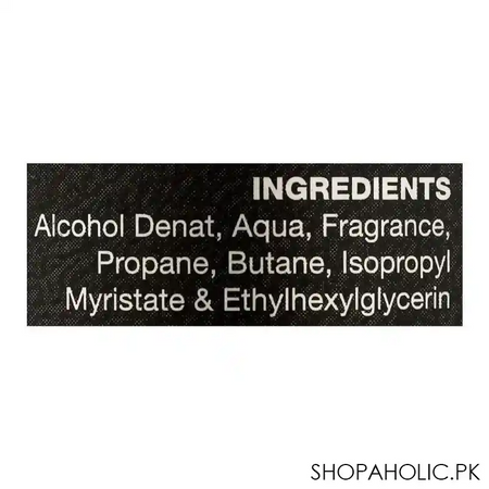 opio vault black deodorant body spray, for men, 200ml image4