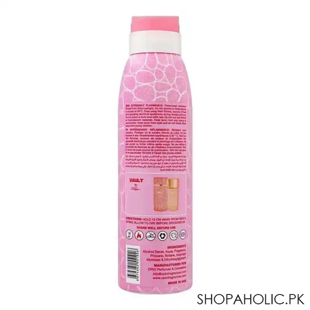 opio vault de charm deodorant body spray, for men, 200ml image2