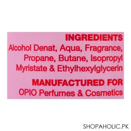 opio vault de charm deodorant body spray, for men, 200ml image4