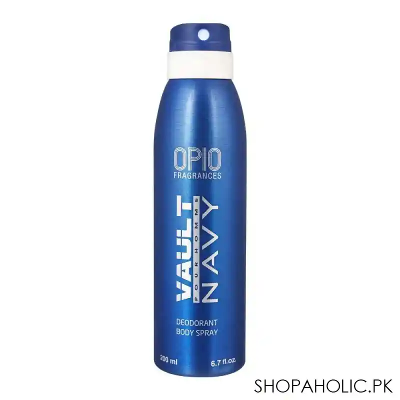 opio vault navy pour homme deodorant spray, for men, 200ml main image