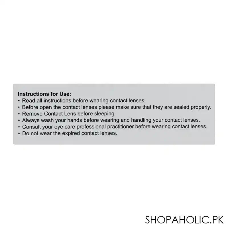 Optiano Soft Color Contact Lenses, Brown - Image 4