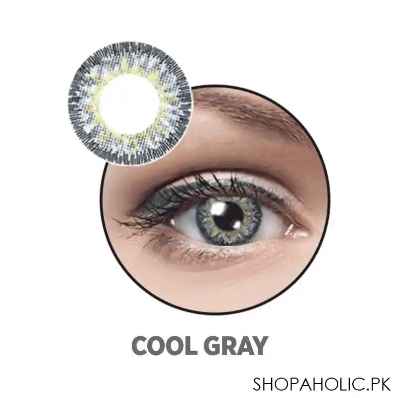 optiano soft color contact lenses, cool grey main image